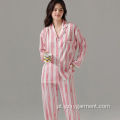 Pijama feminina com mangas compridas em quatro estações